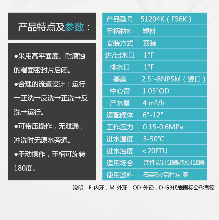 手动过滤阀F56K-2